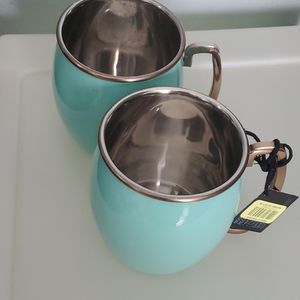 Moscow mule mugs set of 2. NEW!